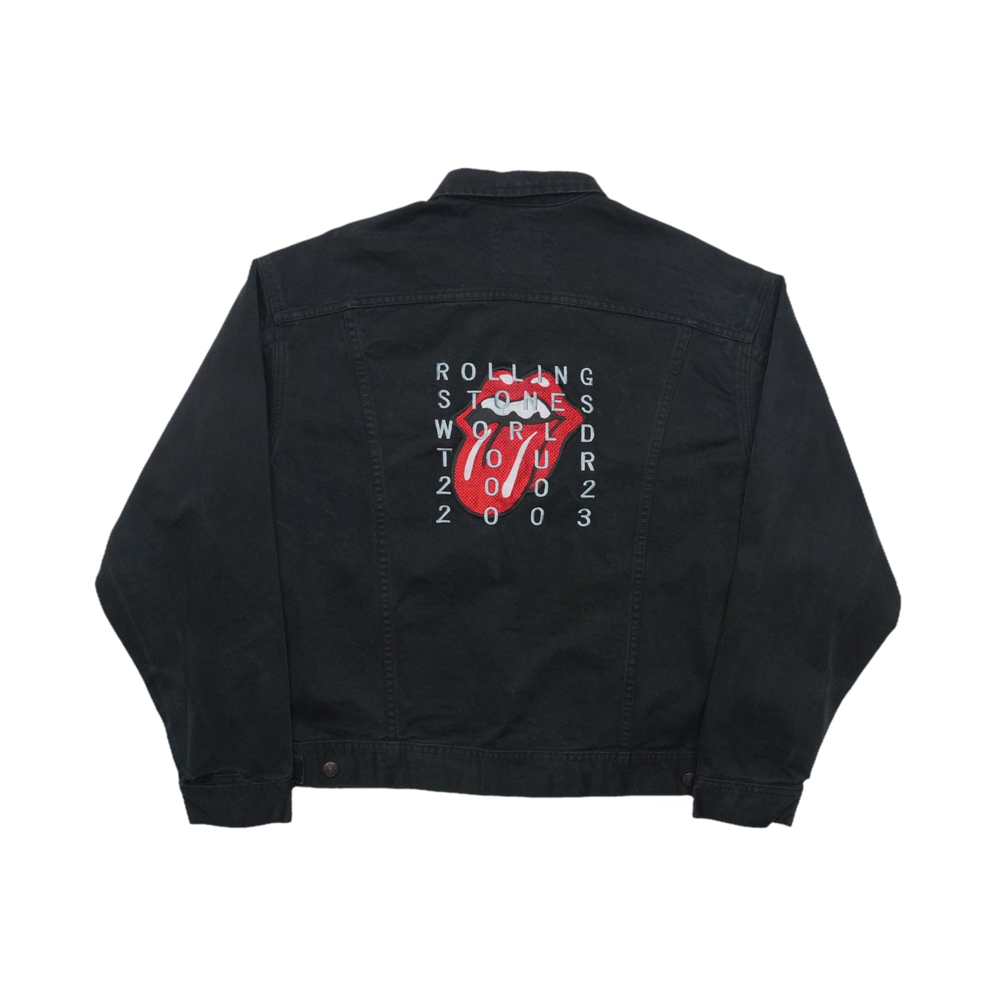2002 Rolling Stones World Tour Lee Denim Jacket Back