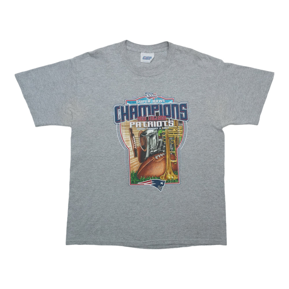 2005 New England Patriots Super Bowl XXXIX Champions Shirt Front