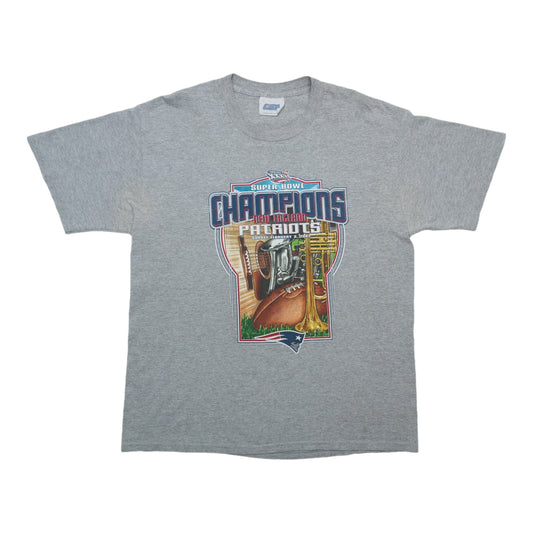 2005 New England Patriots Super Bowl XXXIX Champions Shirt Front