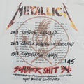 1994 Metallica Live Shit Binge and Purge Shirt Back Detail 1