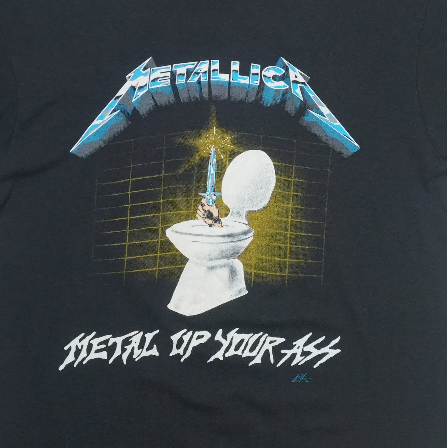1985 Metallica Metal Up Your Ass Shirt Detail 2