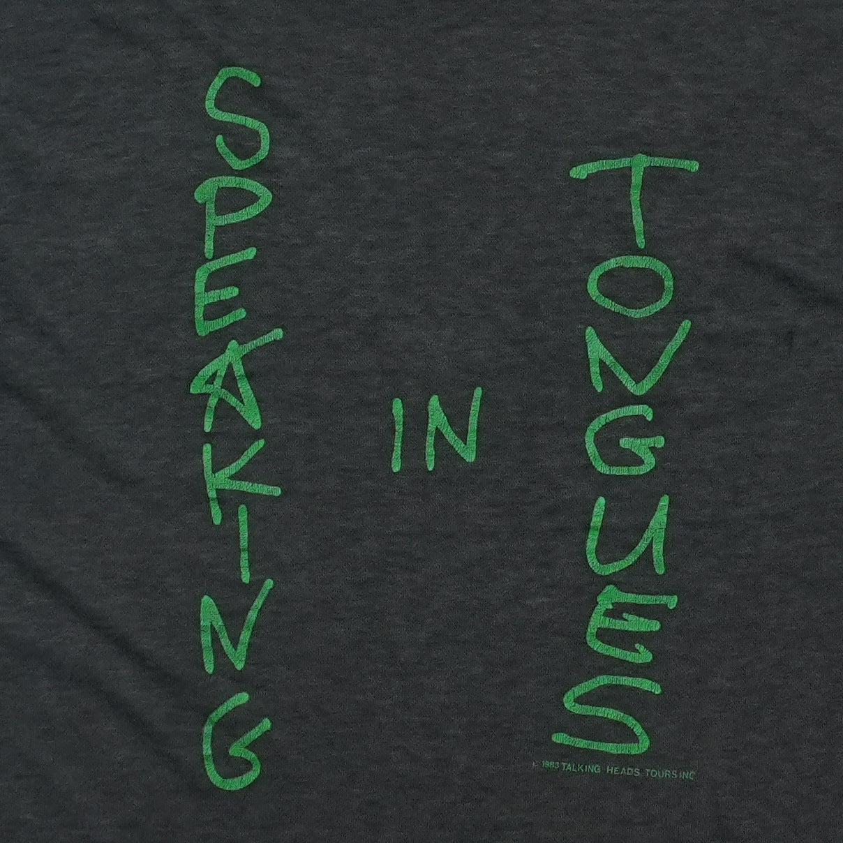 1983 Talking Heads Speaking In Tongues Sleeveless Shirt Detail