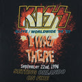 1996 KISS Alive Setting Orlando On Fire Concert Shirt Back Detail 1
