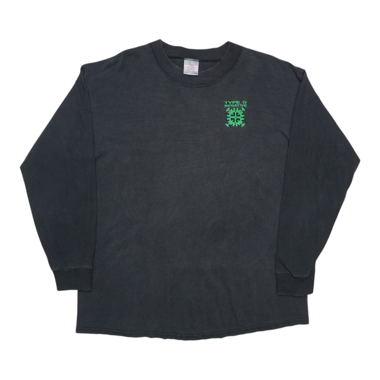 2000s Type O Negative Black No. 1 Long Sleeve Shirt Front
