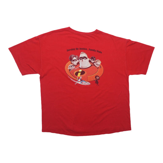 2005 The Incredibles DVD Promo Shirt Back