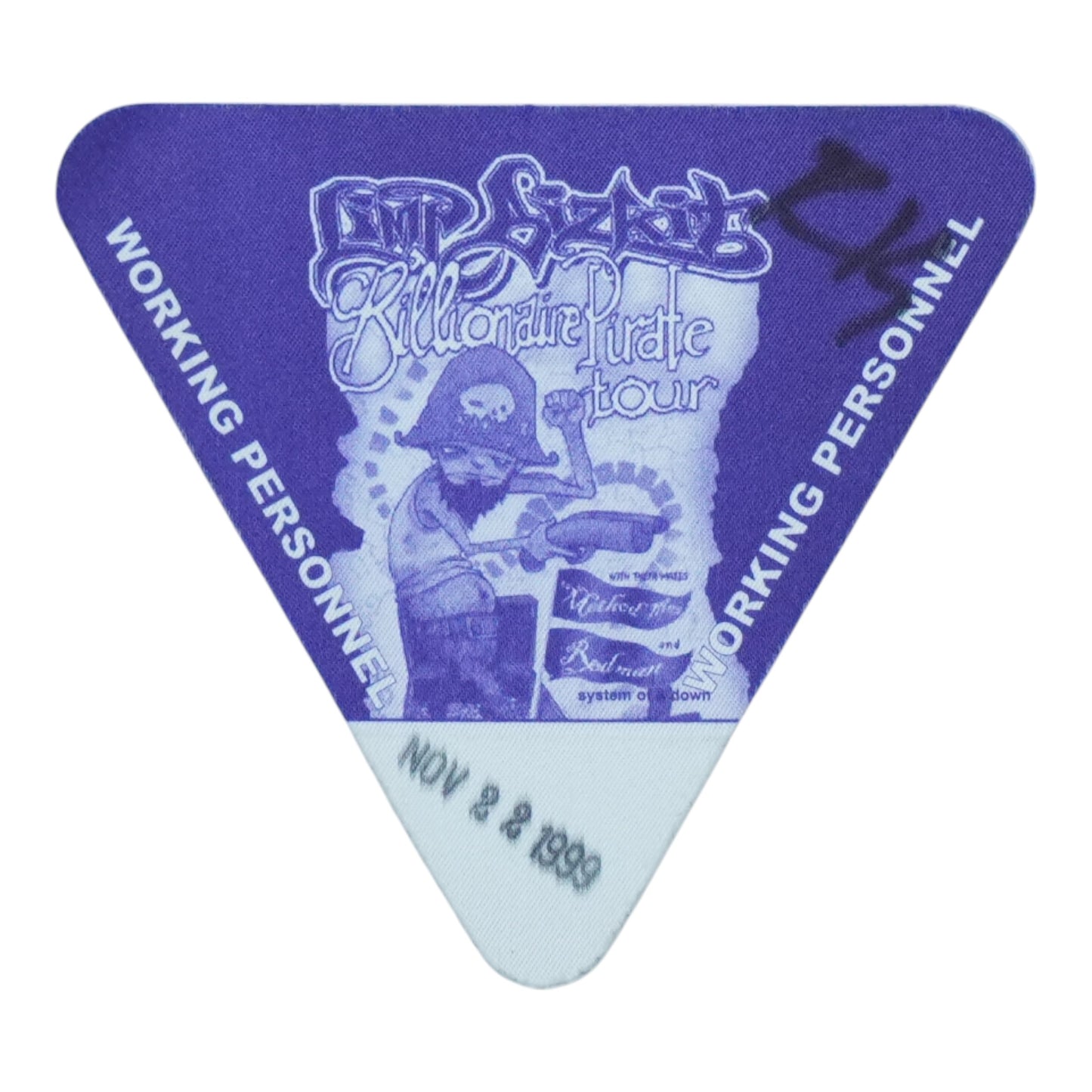 1991 AC/DC The Razors Edge World Tour Backstage Pass - front
