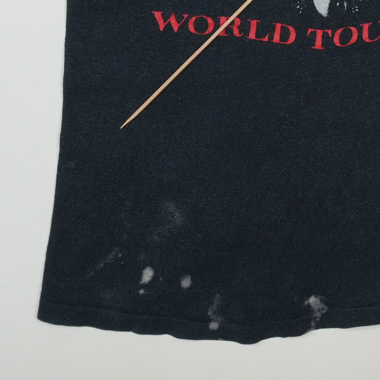 1980 Rush World Tour Shirt Detail 3
