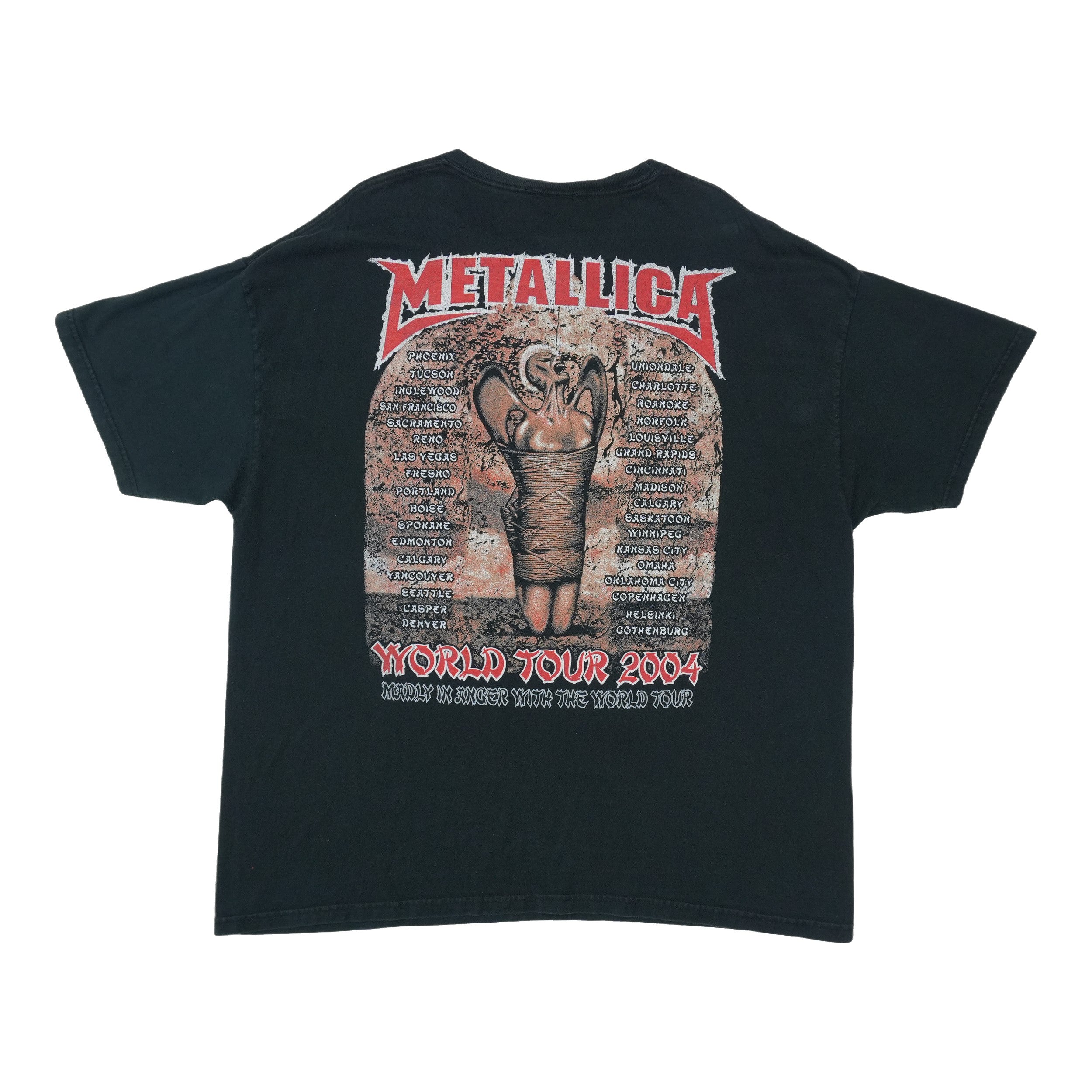 2004 Metallica Madly in Anger With the World Tour Shirt | WyCo Vintage