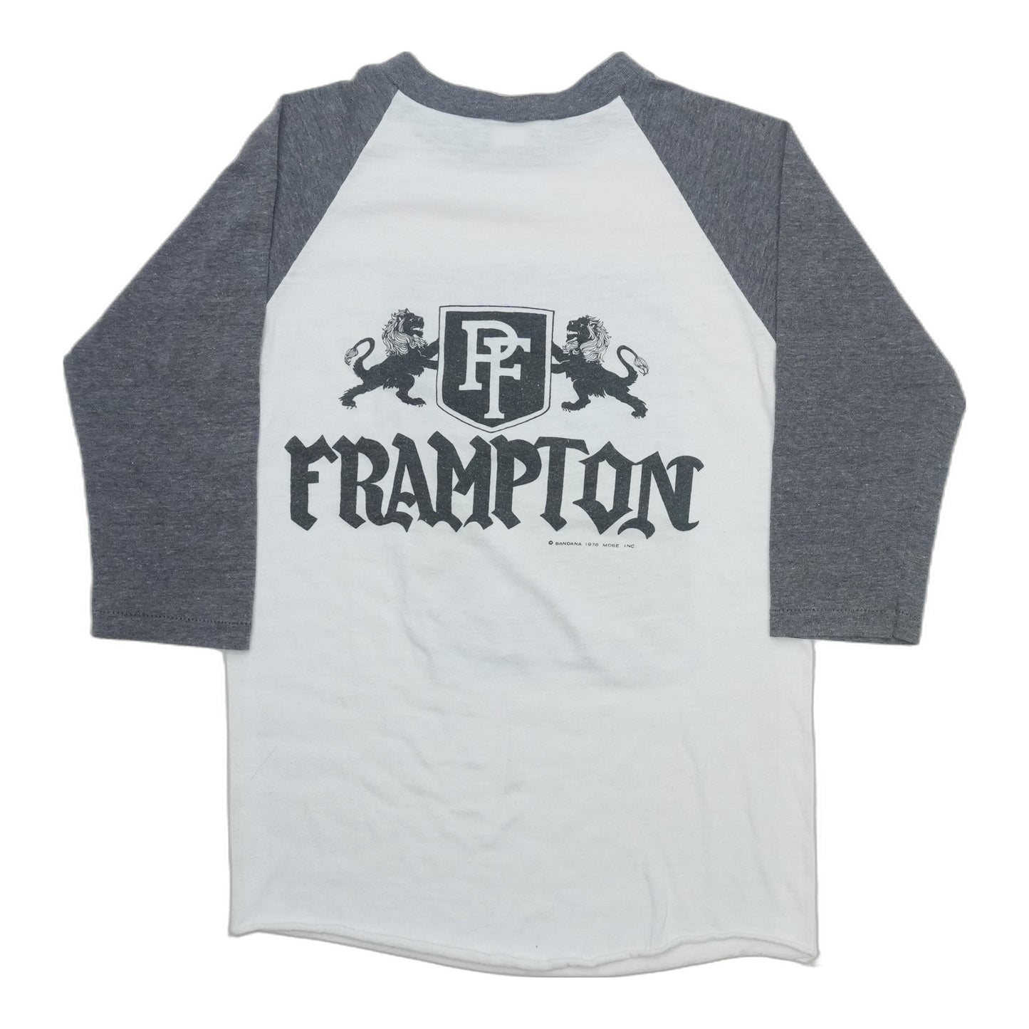 1979 Peter Frampton Back On The Road Summer Tour Raglan Shirt Back