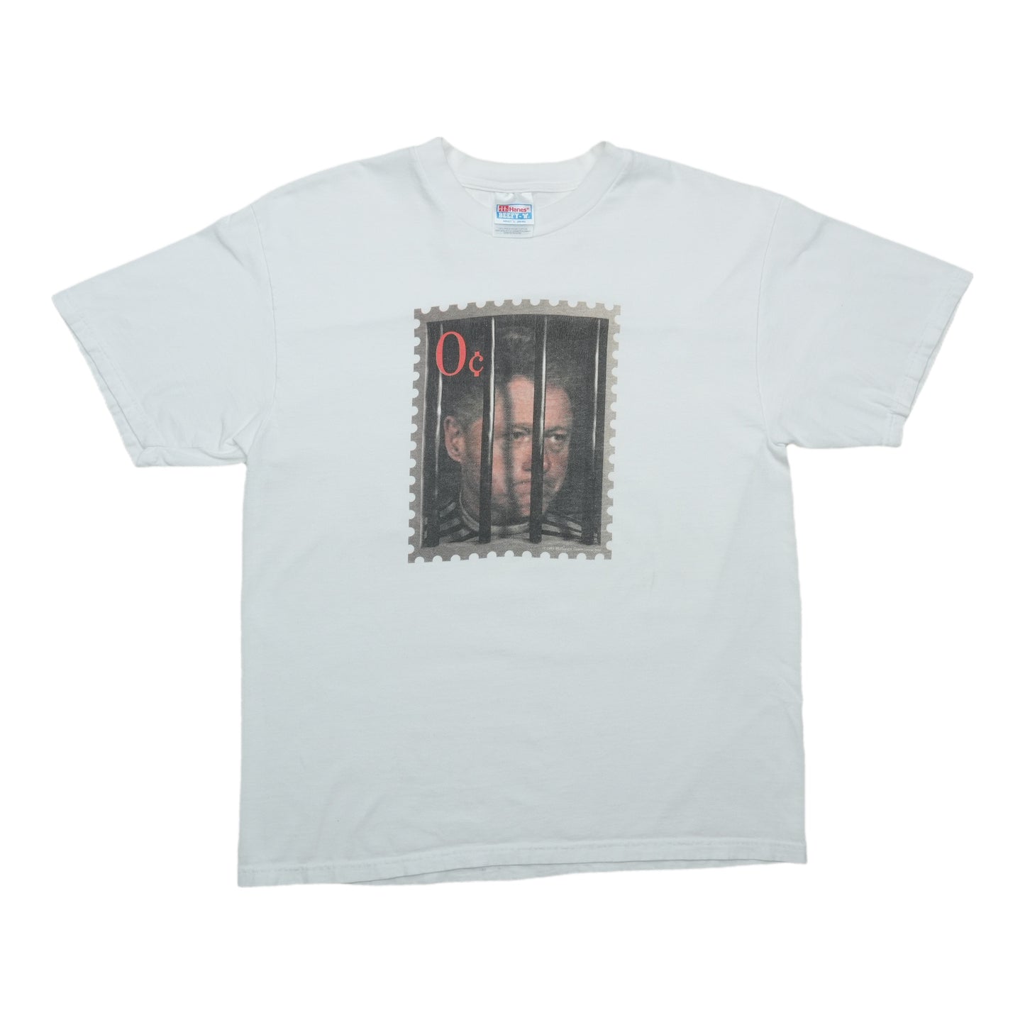 1998 Bill Clinton Stamp Shirt Front