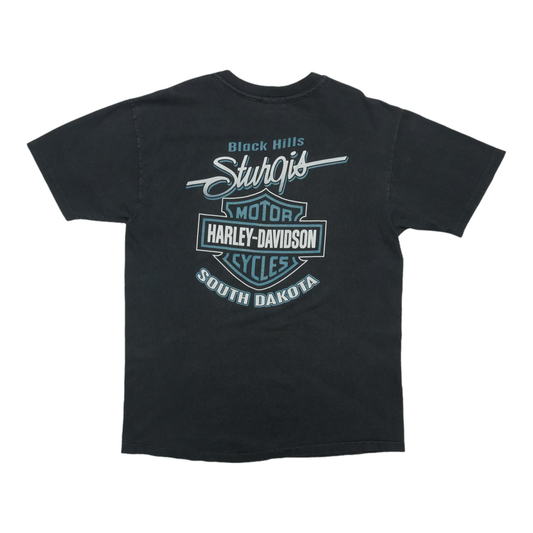 1995 Harley Davidson Runnin Wild Wolf Rider ShirtBack