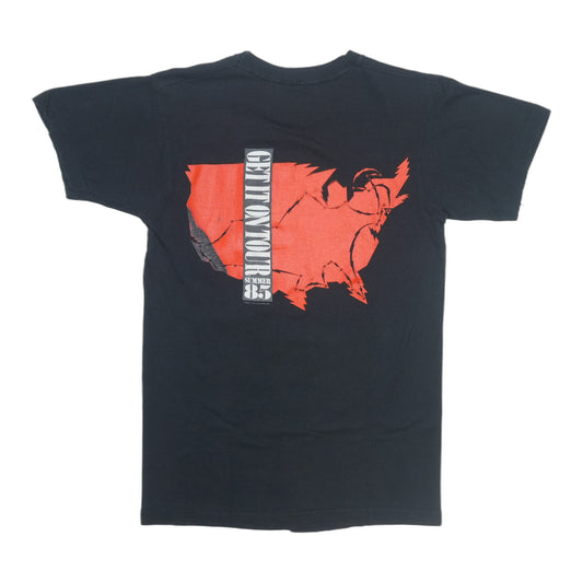 1985 The Power Station Get It On Tour Shirt Back