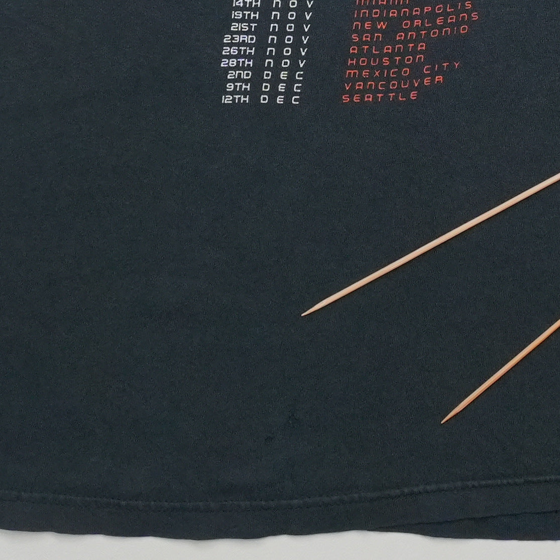 1997 U2 Band Pop Mart Tour Shirt Back Detail 1