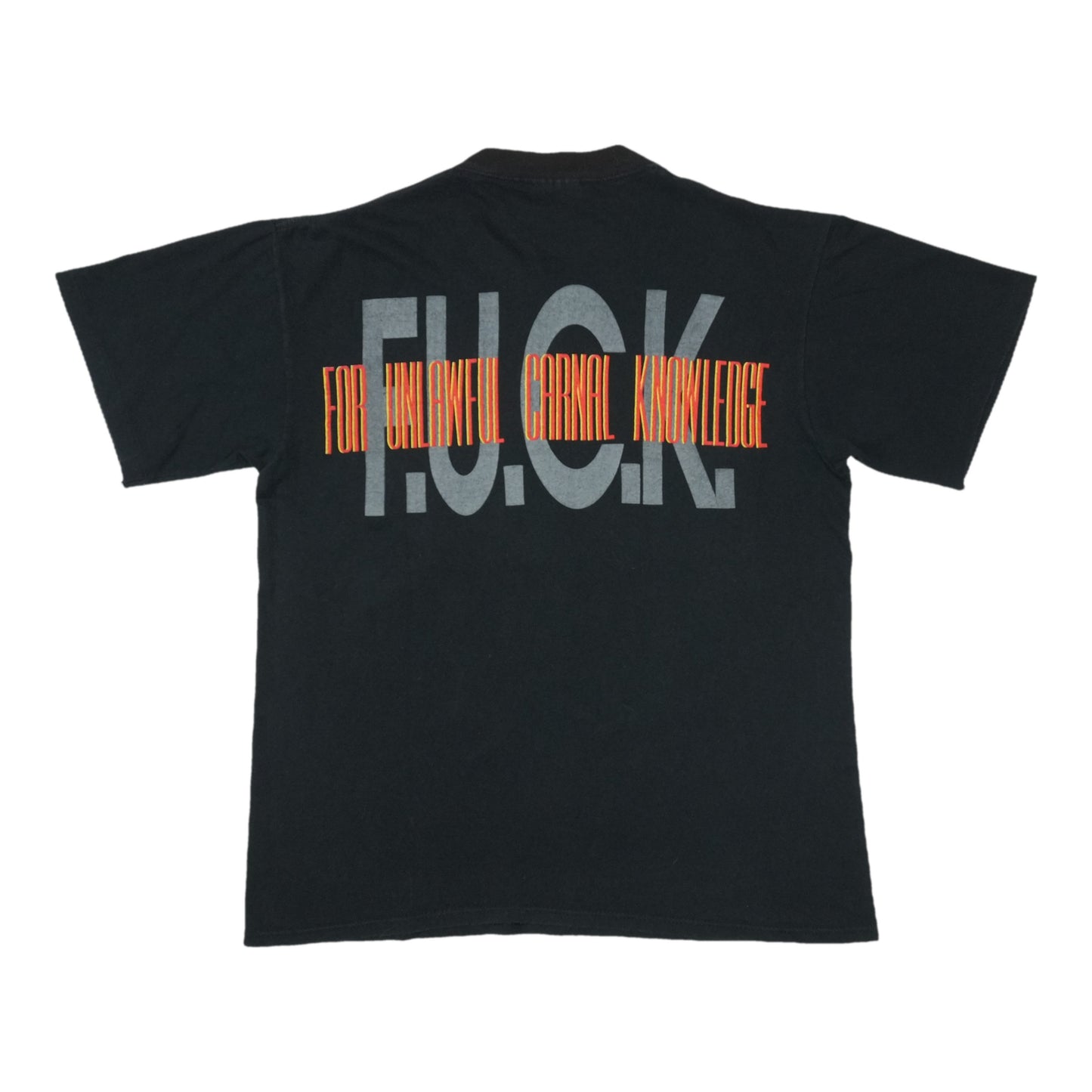 1991 Van Halen For Unlawful Carnal Knowledge Shirt Back