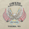1989 Harley Davidson Owens Yakima Washington Shirt Detail