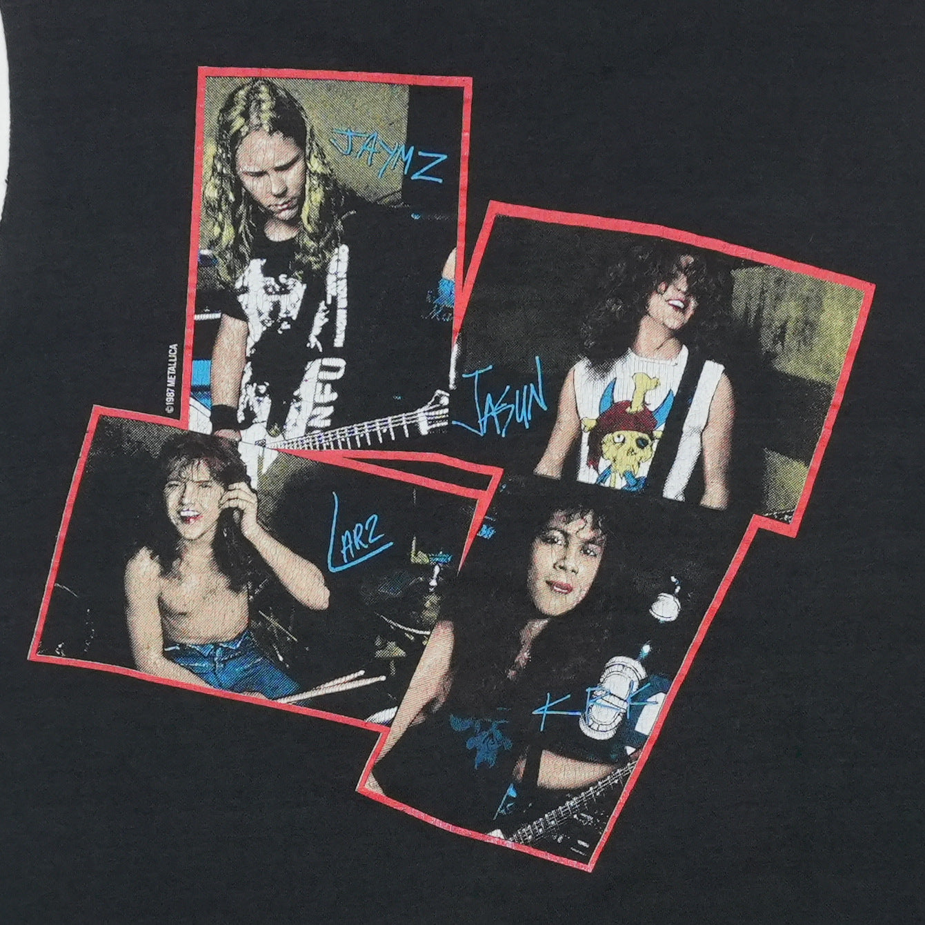 1987 Metallica Shirt Front Detail 2