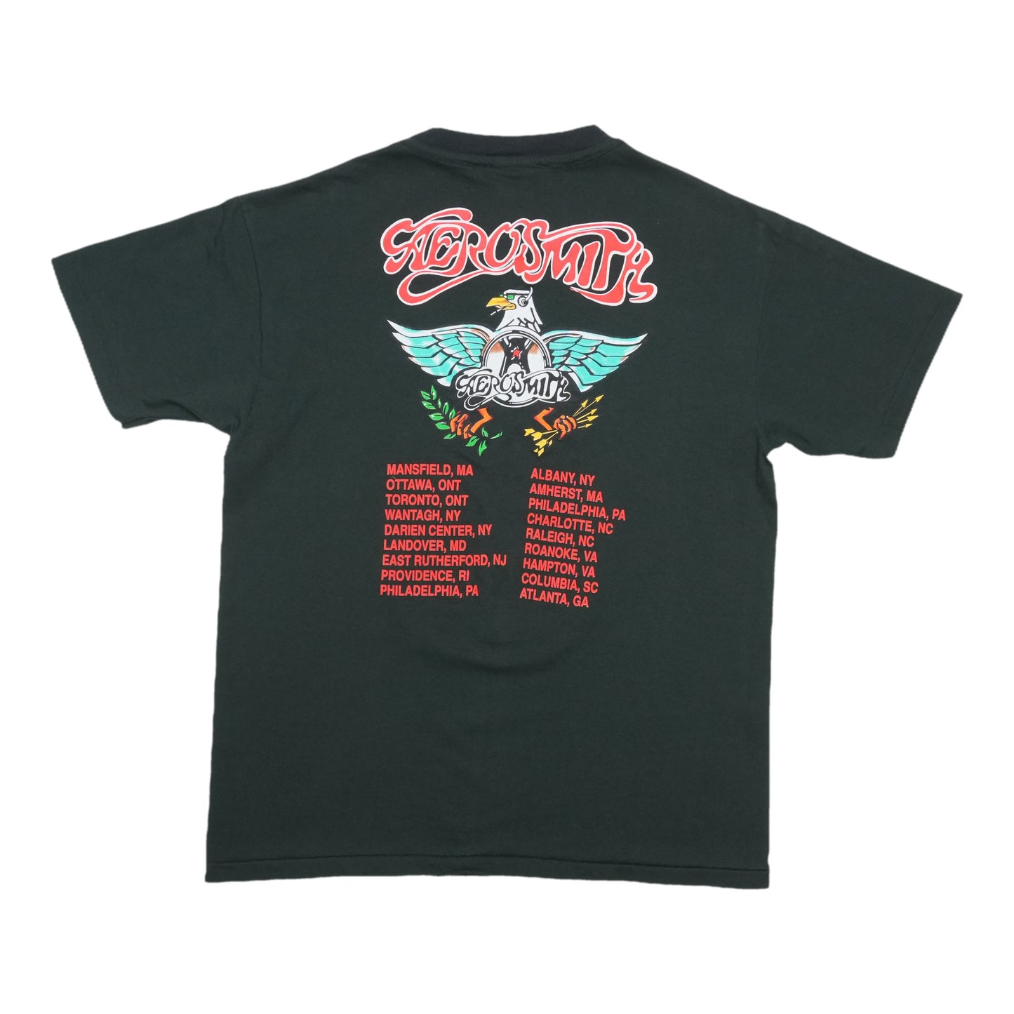 1990s Aerosmith Aero Force One Tour Shirt Back