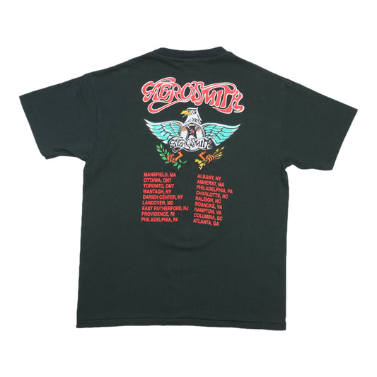 1990s Aerosmith Aero Force One Tour Shirt Back