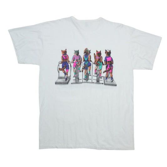 1990s Cat Cycling Shirt Back