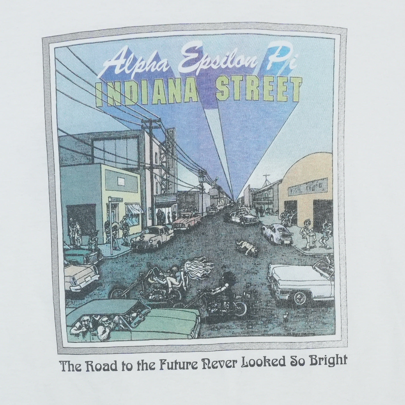 1997 Alpha Epsilon Pi University Of Kansas Grateful Dead Rush Shirt Detail 5