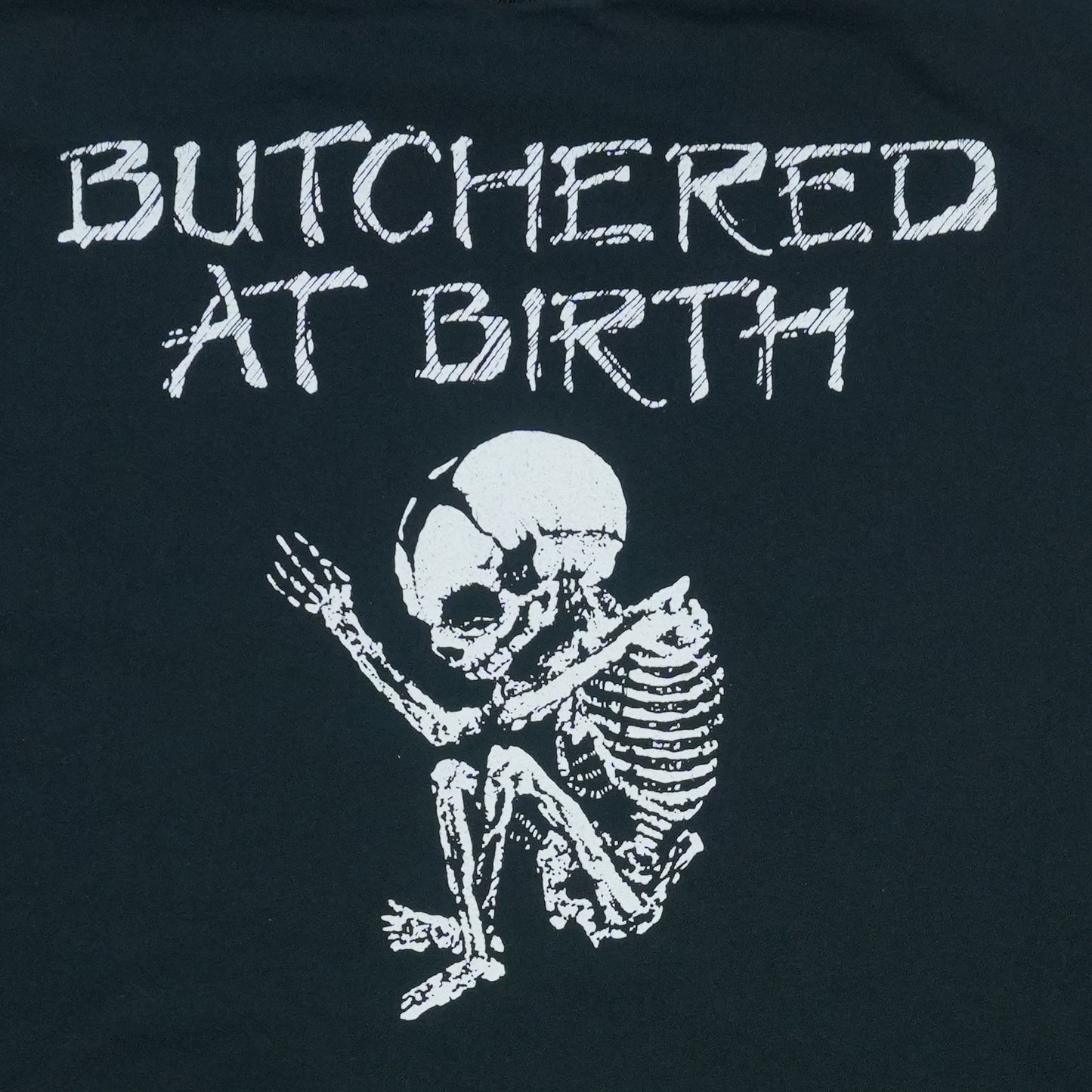 1990s Cannibal Corpse Butchered at Birth Long Sleeve Shirt Back Detail 1