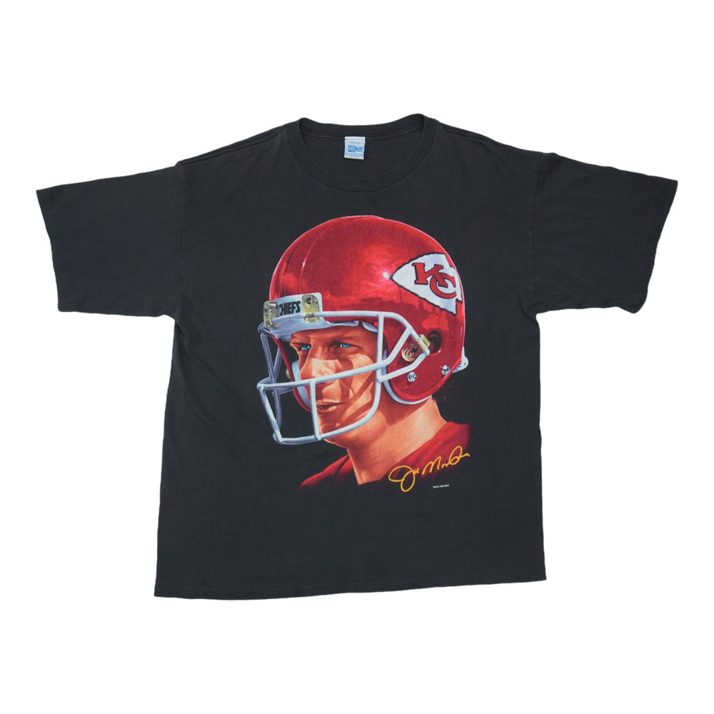 1995 Joe Montana Kansas City Chiefs Shirt Front