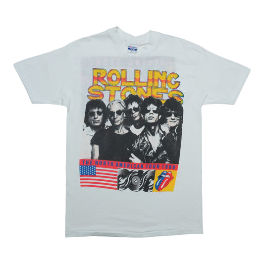 1989 Rolling Stones Steel Wheels North American Tour Shirt Front