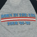 1984 Bruce Springsteen Born in the USA Tour Raglan Shirt Back Detail 1