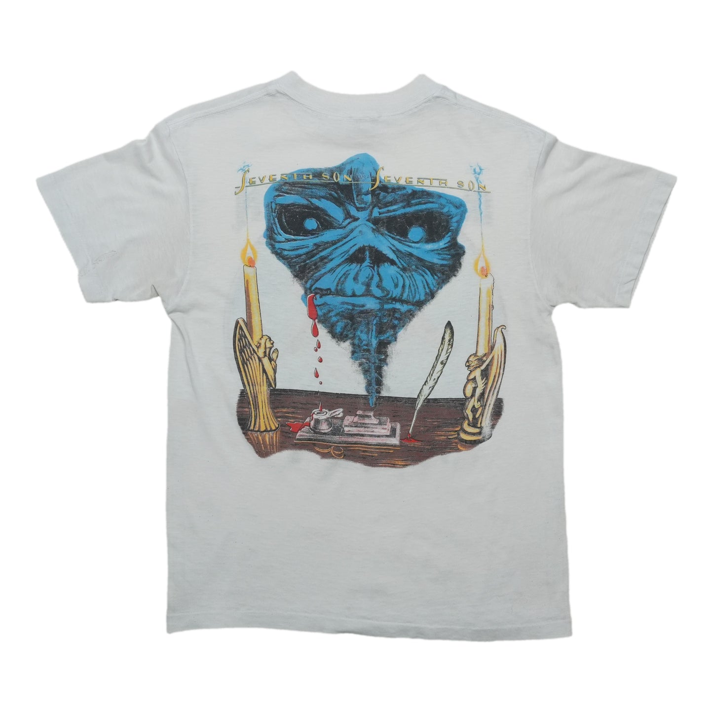 1988 Iron Maiden Seventh Son Of A Seventh Son Shirt Back