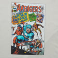 1990s Marvel Avengers Captain America Comic Cover Shirt Detail
