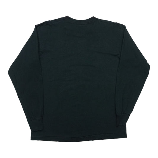 1990s Led Zeppelin Liquid Blue Long Sleeve Shirt Back