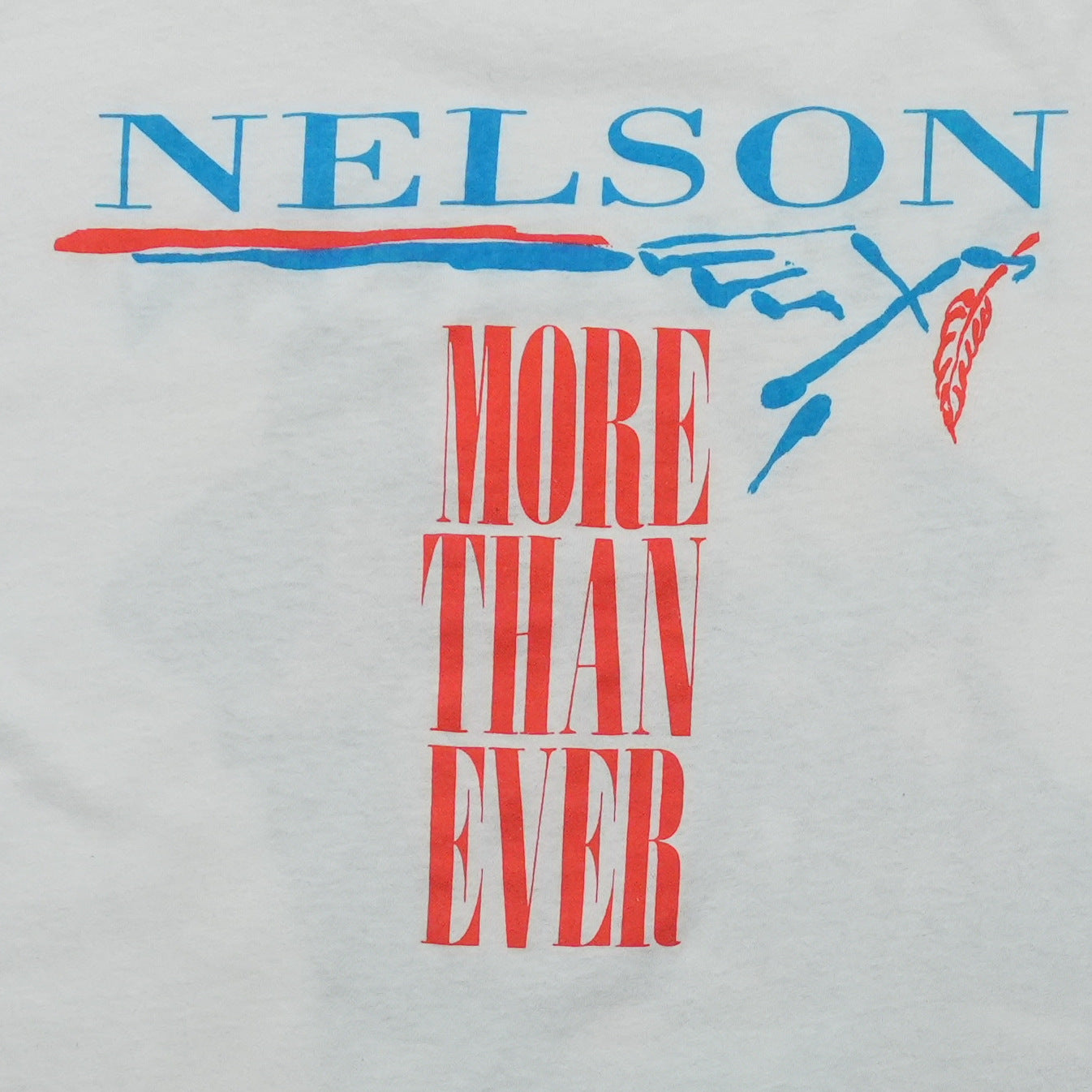 1991 Nelson More Than Ever Shirt Detail