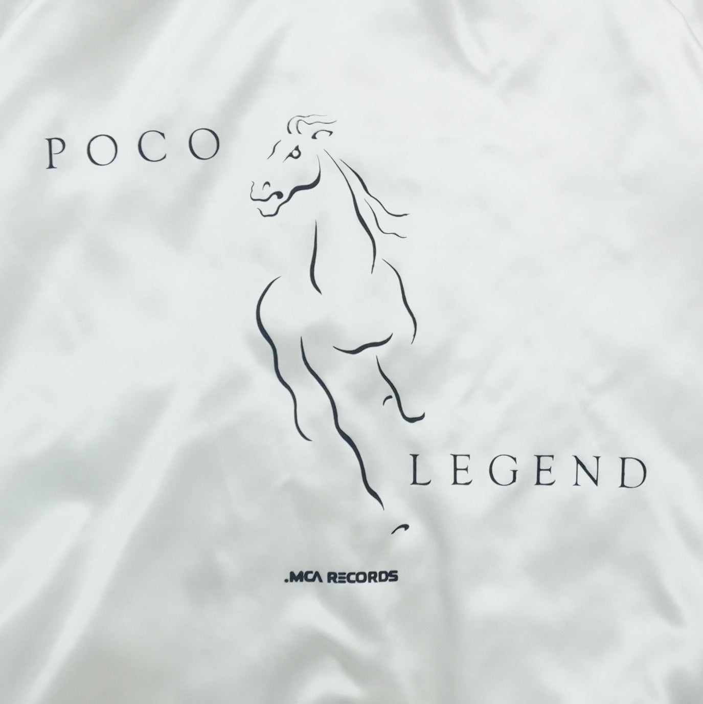 1978 Poco Legend MCA Records Satin Jacket Back Detail 1
