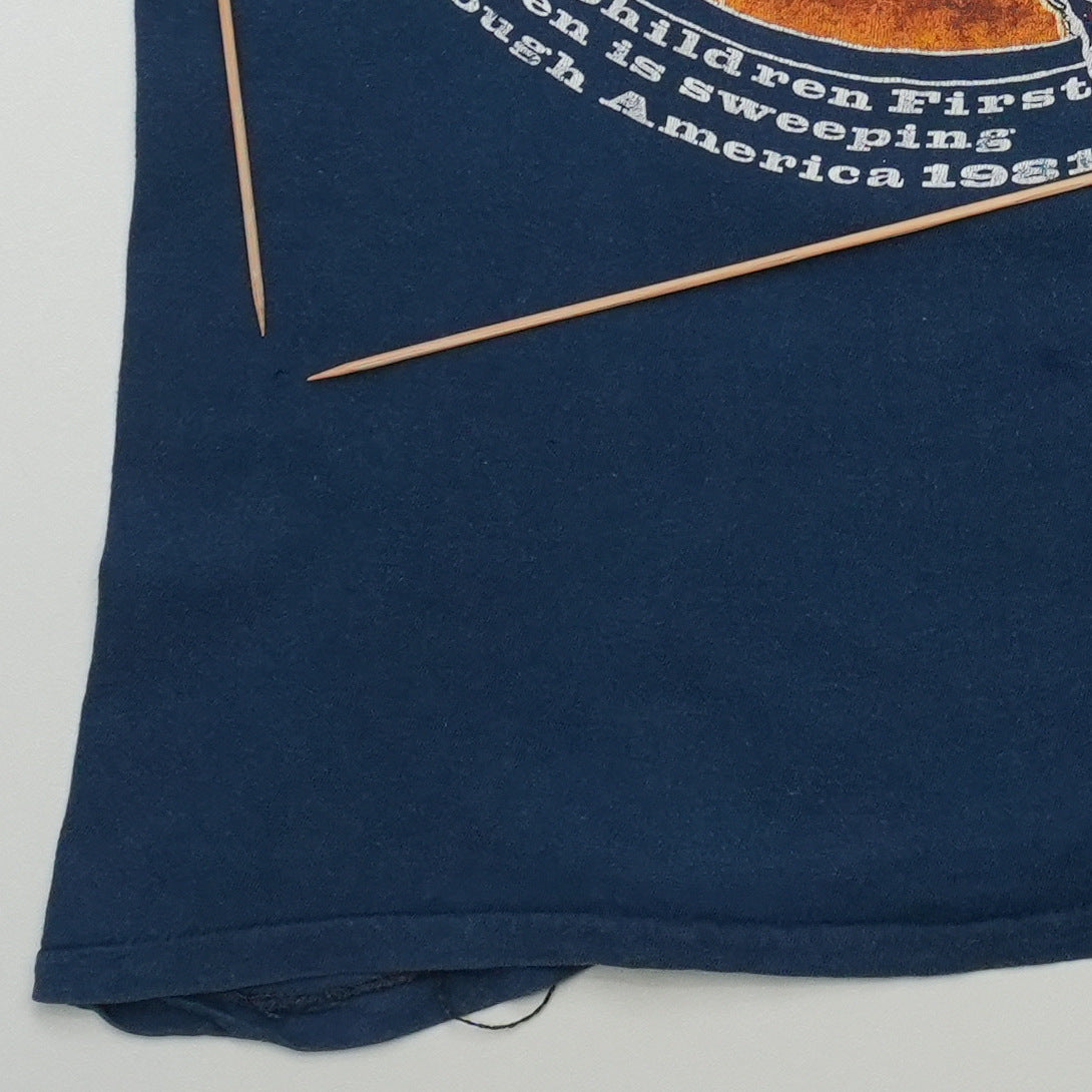 1981 Van Halen Fair Warning Tour Shirt Detail