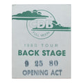 1980 Charlie Daniels Band Full Moon Backstage Pass - front