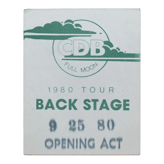 1980 Charlie Daniels Band Full Moon Backstage Pass - front