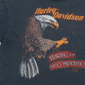 1990s Harley Davidson Tearing Up The Competition Pocket ShirtFront Graphic