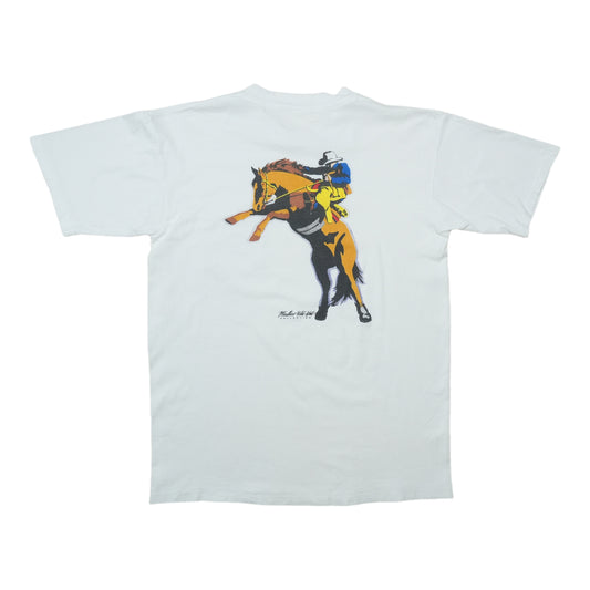 1990s Marlboro Wild West Bronco Shirt Back