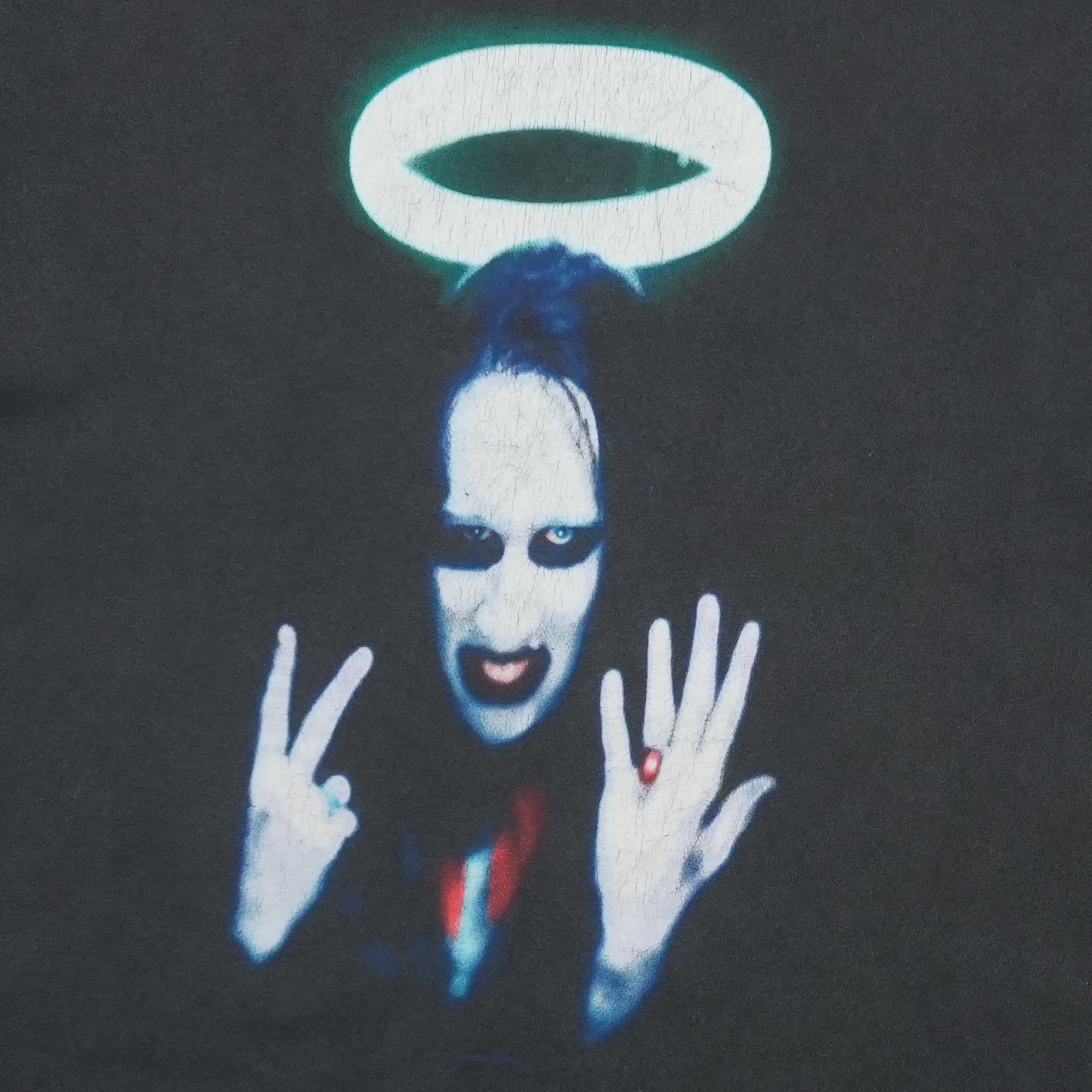 2000 Marilyn Manson Holy Wood Shirt Front Detail 1