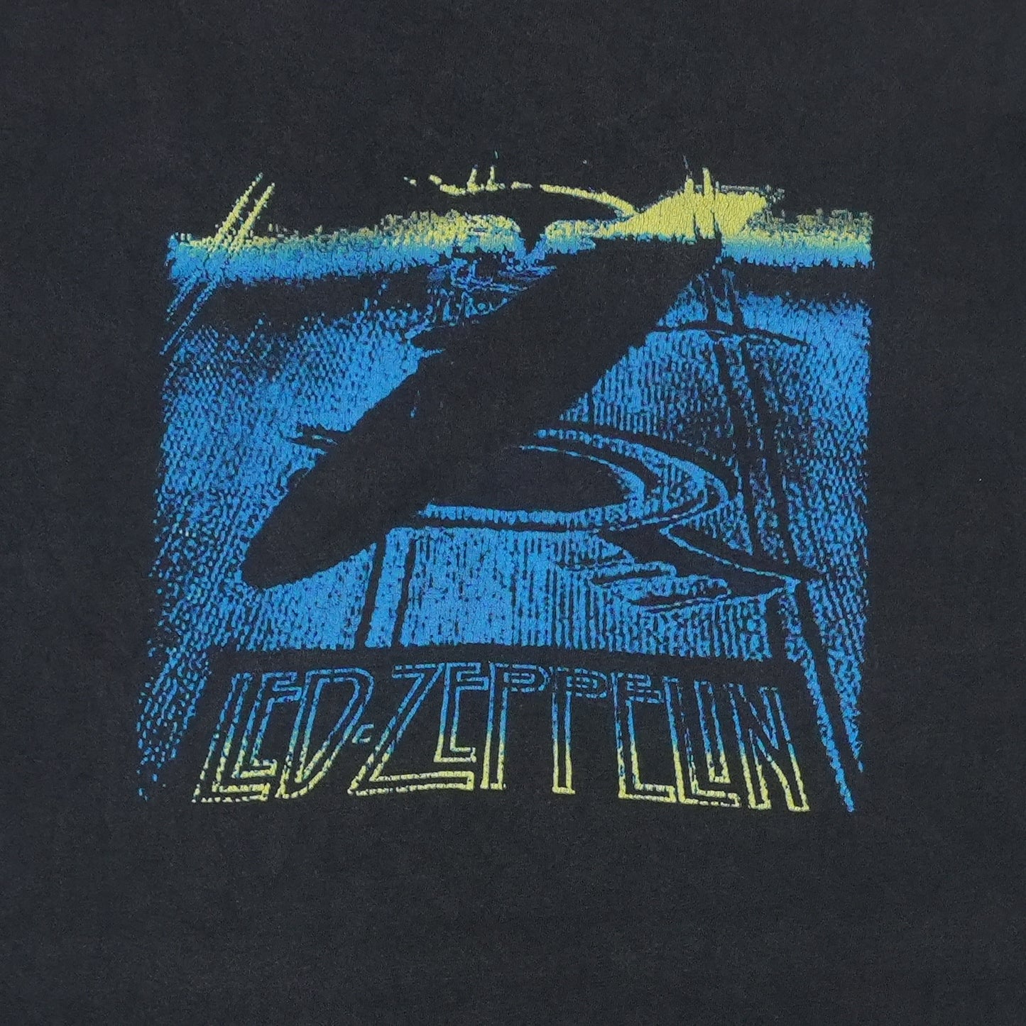 1995 Led Zeppelin Swan Song Winterland Shirt Back Graphic