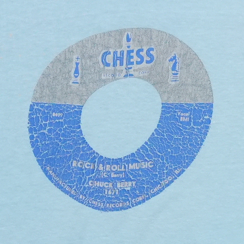 1980s Chuck Berry Rock & Roll Music Chess Records Shirt Detail 2