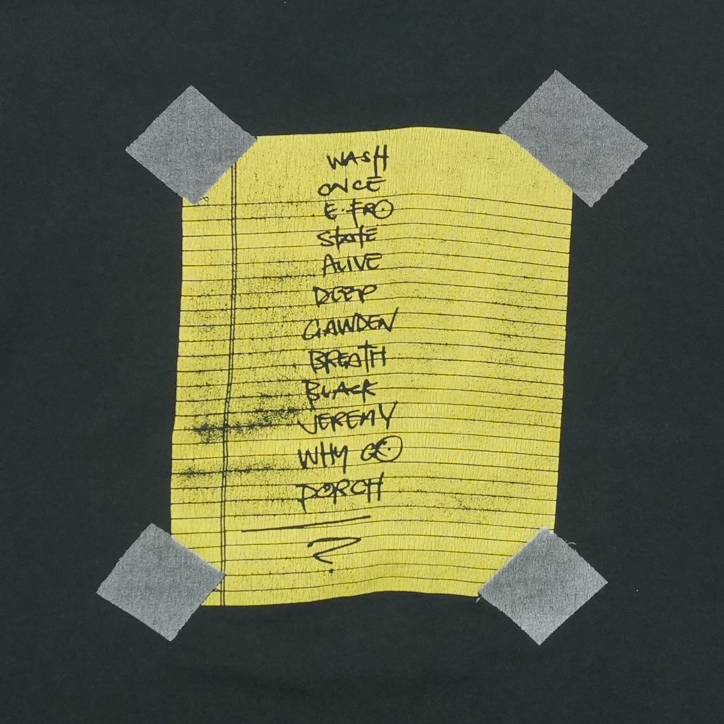 1993 Pearl Jam Alive Shirt Back Detail 1