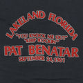 1981 Pat Benatar Lakeland Florida Shirt Tag