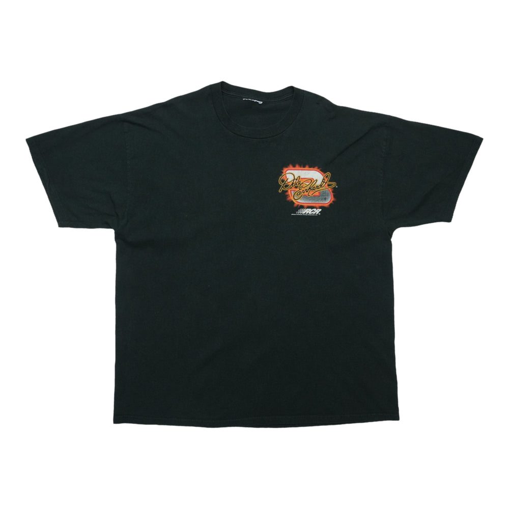 1990s Dale Earnhardt Man In Black RCR Shirt Front