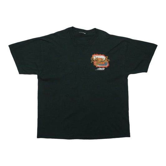 1990s Dale Earnhardt Man In Black RCR Shirt Front