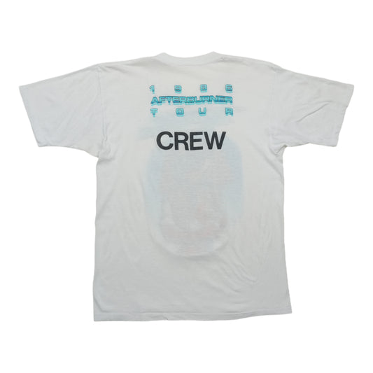1986 ZZ Top Afterburner Tour Crew Shirt Back