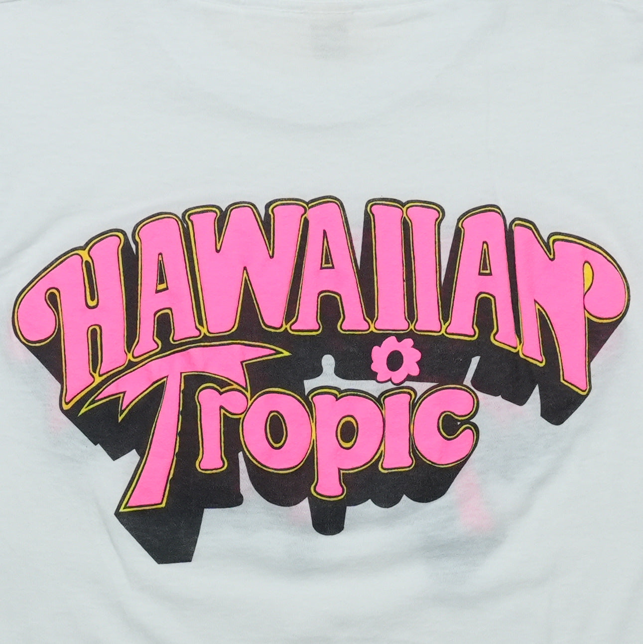 1980s Hawaiian Tropic Shirt Detail