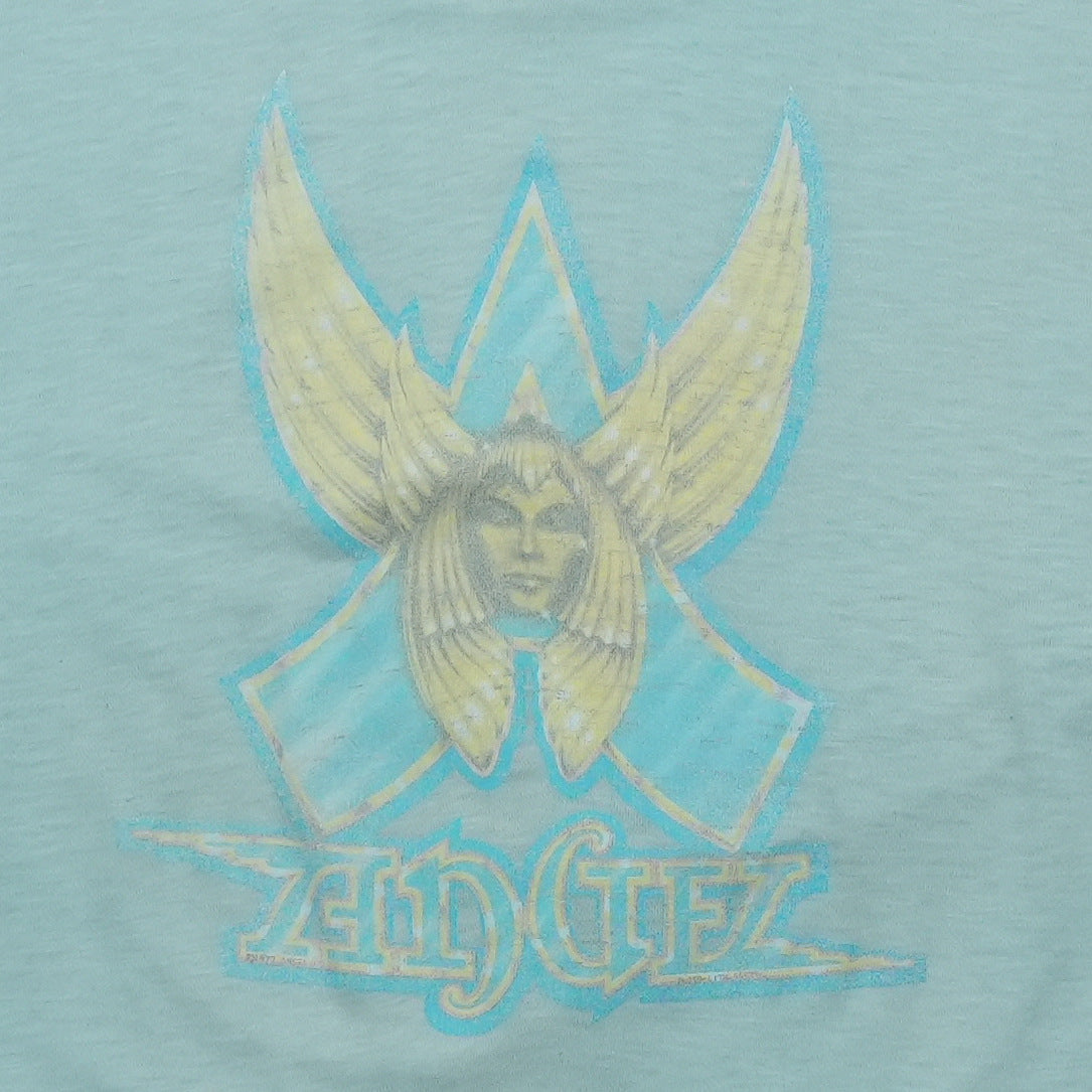 1980s Angel Band Shirt Detail