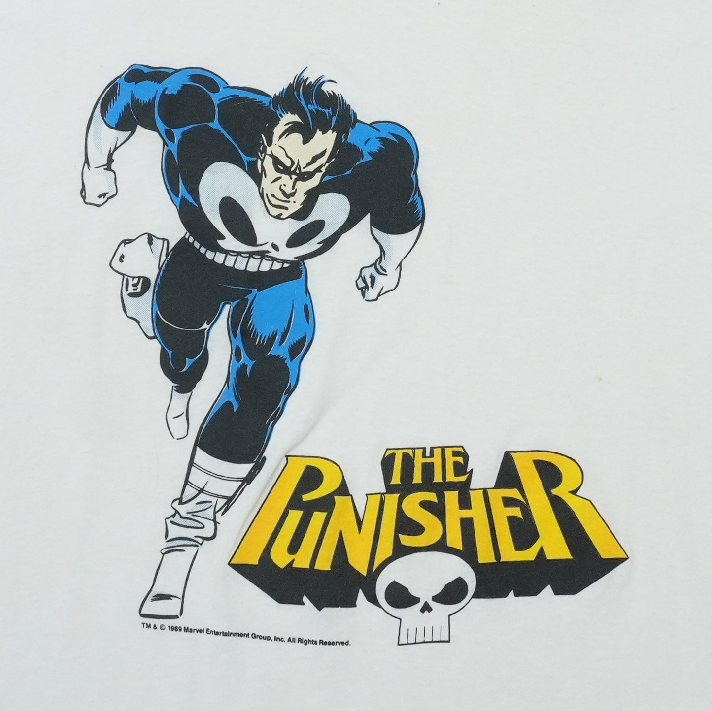 1990s Marvel The Punisher Shirt Front Graphic