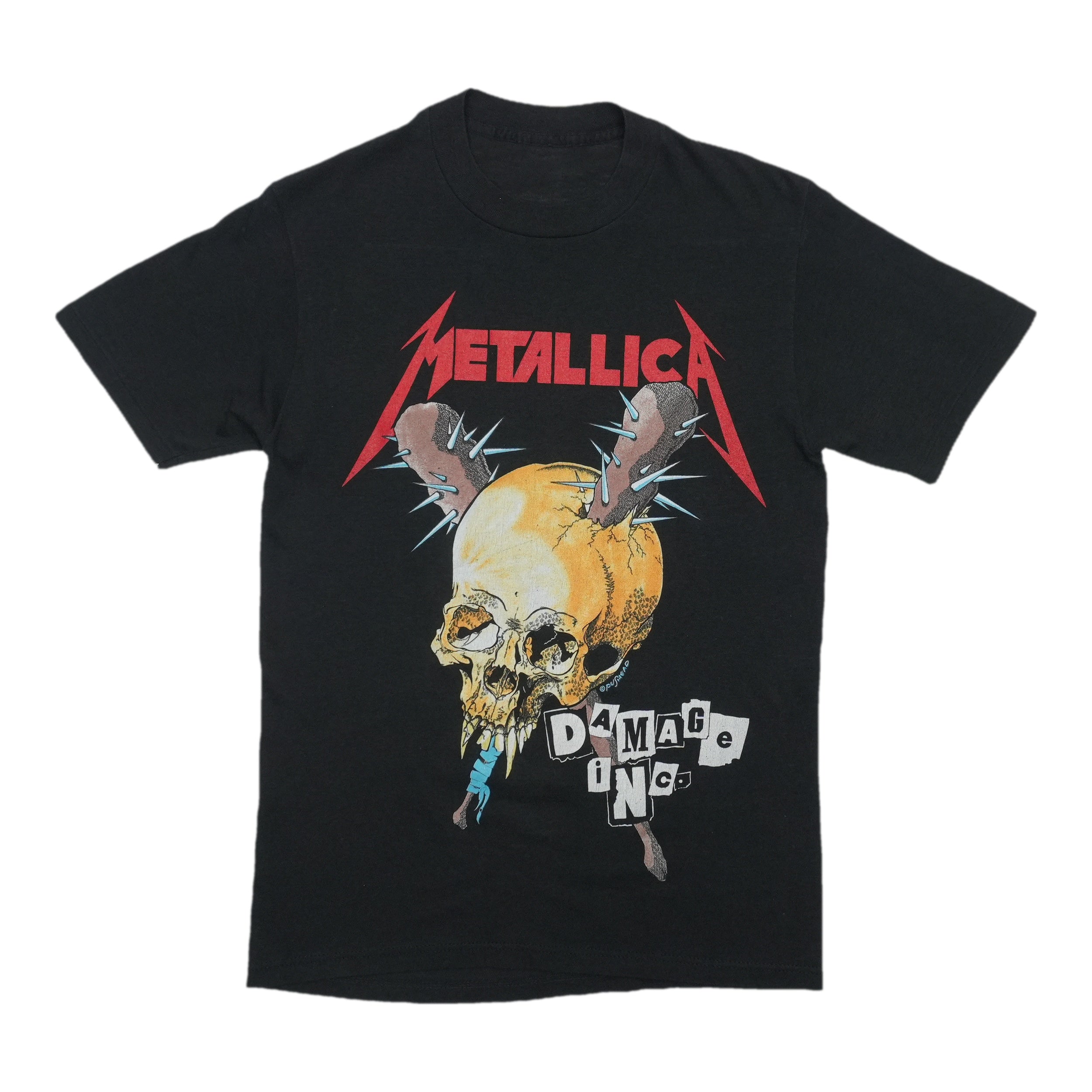 1986 Metallica Damage Inc Tour Shirt | WyCo Vintage